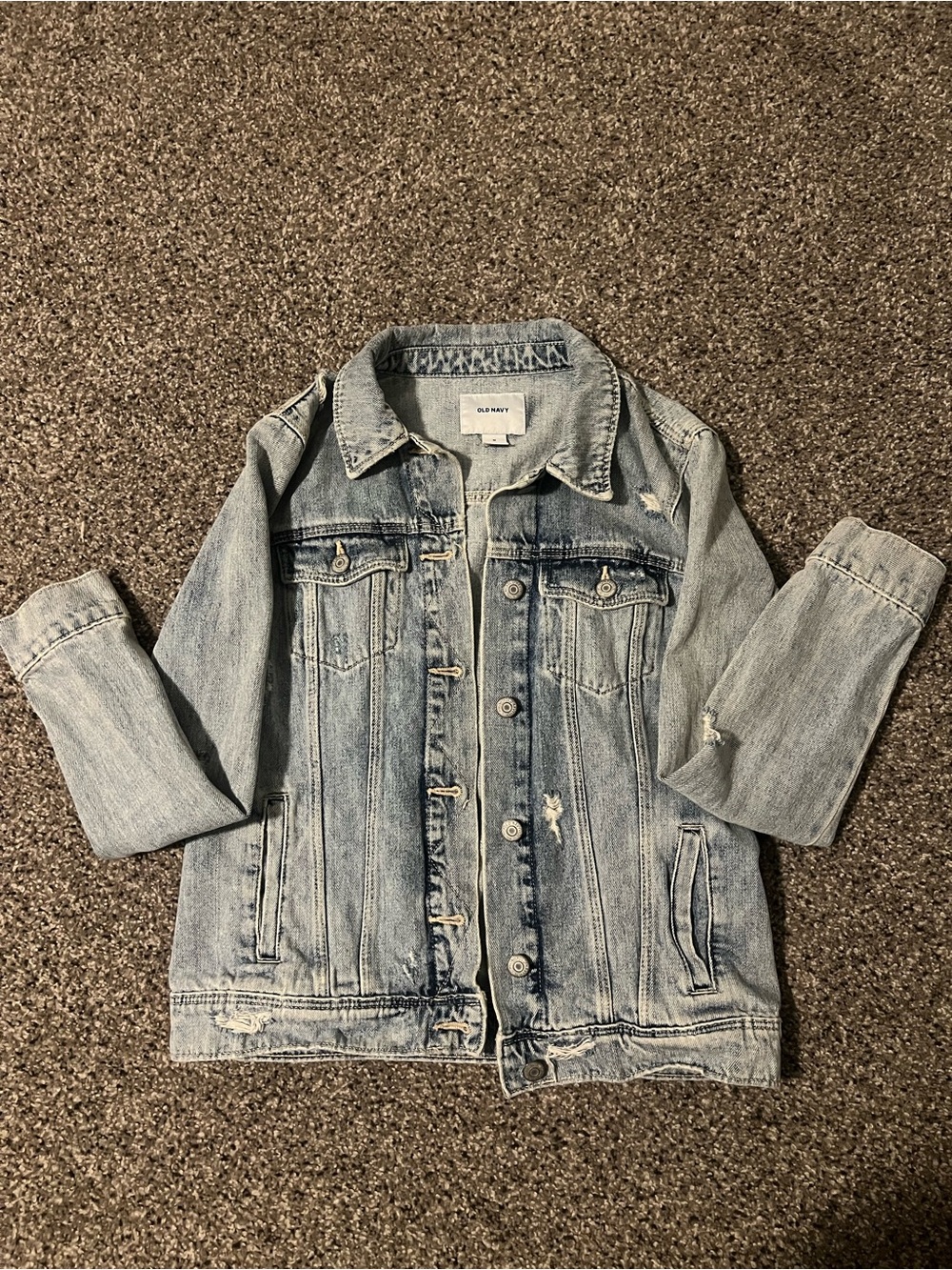 Old Navy Faded Blue Denim Jacket